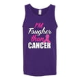 thumbnail image 2 of I'm Tougher Than Cancer Mens Graphic Tank Top, Purple, X-Large, 2 of 3