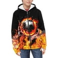 thumbnail image 3 of chaqlin Animal Hoodies for Girls 6-7 Cute Full-Zip Hoodie Jacket Casual Long Sleeve Hooded Sweatshirt Kids Sweater Top with Kangaroo Pocket, 3 of 5
