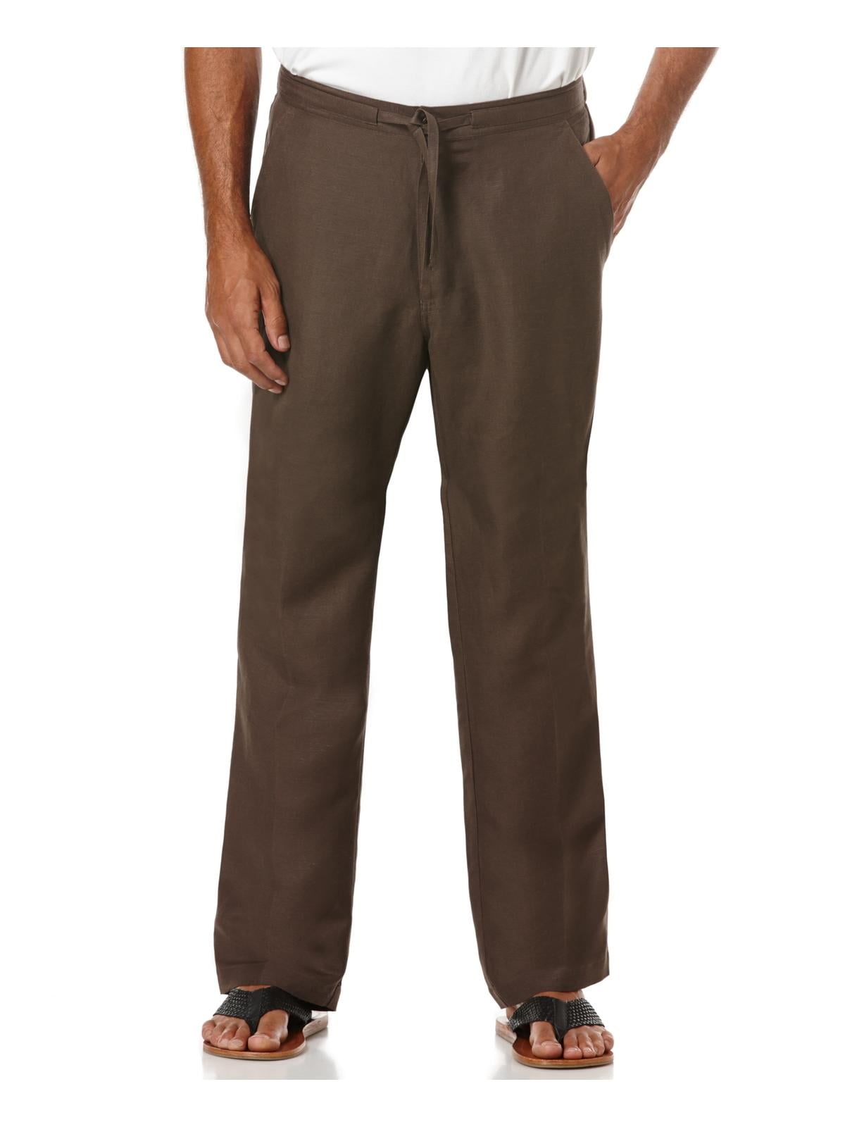 cubavera-mens-linen-blend-drawstring-pants-walmart