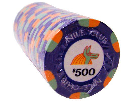 Get 1 Free 25 Purple $500 Nile Club 10g Ceramic Poker Chips New Buy 3 
