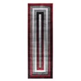 thumbnail image 2 of Orelsi Collection Burgundy And Gray 8'1'' X 8'1'' Area Rugs OR6088, 2 of 10