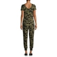 thumbnail image 3 of No Boundaries Juniors’ Short Sleeve Casual Jumpsuit, 3 of 6