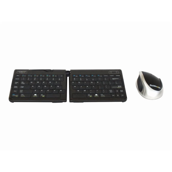 Goldtouch Go!2 Mobile Keyboard/Mouse Bundle - Keyboard and mouse set - wireless - Bluetooth
