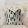 thumbnail image 2 of Plutus Bosky Willow Green and Beige Luxury Throw Pillow 16"L x16"W, 2 of 3