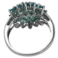 thumbnail image 3 of Art Deco 925 Sterling Silver 2.14 Ctw Neon Apatite Women Thanksgiving Ring Size US- 11.5, 3 of 8