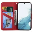 thumbnail image 5 of Allytechgroup Wallet Case for Samsung Galaxy S24, Cute Animal Design Mangetic Closure Flip Cover Stand Protective Shockproof Slim Fit Shell Phone Case for Galaxy S24, Red, 5 of 8