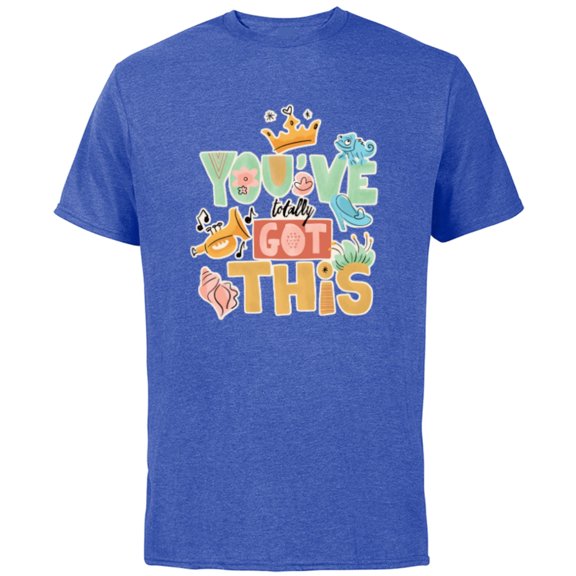Disney Tangled Pascal You’ve Totally Got This - Short Sleeve Cotton T-Shirt for Adults - Customized-Royal Heather