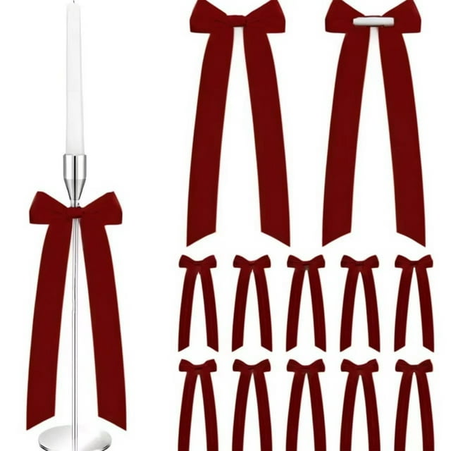 Decoraciones para San Valentín, adornos para San Valentín, lazo estilo ballet, pastel, fiesta de cumpleaños, botella de vino, botella de perfume, vela, caja de regalo, decoración, cinta, copas de vino