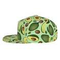 thumbnail image 3 of Balery Baseball Cap Flat Bill Hats for Men Adjustable Size for Running Workouts and Outdoor Activities All Seasons Dad Hat(Avocado With Seeds ), 3 of 9