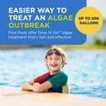 thumbnail image 3 of Algaecida para piscina FROG Algae Gone Dry Formula, 2 cápsulas de 20 000 galones, 3 of 7
