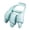 Blue, variant on zhonghuayin Three Prong Sand Digging Hand Tool With Ergonomic Grip, Molded Outdoor Implement For Beach Loose Granular Material Shifting Pink