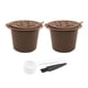 thumbnail image 2 of Cápsulas de para , con relleno de , hace que el sea Cápsulas de Taza Coffeeware para Cafe Cocina Regalos para Estilo A Marrón BLESIY Cápsulas reutilizables, 2 of 8