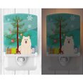 thumbnail image 2 of Caroline's Treasures BB4155CNL Merry Christmas Tree Samoyed Ceramic Night Light, 6x4x3", multicolor, 2 of 2