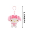 thumbnail image 2 of KEVCHE 10cm Llavero Peluche Mini Kuromi Llavero, Juguetes Hello Kitty Peluche Cinnamoroll Kuromi Pompompurin My Melody Pochacco Anime Peluche, Llavero Kuromi Peluche Regalos para Niños, Edad 4+, 2 of 4