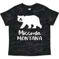 thumbnail image 3 of Inktastic Missoula, Montana White Bear Silhouette Boys or Girls Toddler T-Shirt, 3 of 5