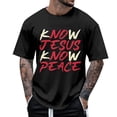thumbnail image 1 of LUOGENLI T-shirts pour Homme pour Hommes T-Shirt Imprimé de Mode pour Homme T-shirts pour Homme T-Shirt Graphique T-shirts de Pâques pour Homme T-Shirt Graphique Saint-Valentin Noir TTTG, 1 of 5