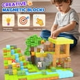 thumbnail image 4 of Juego de juguetes Magworld para construir casas de bambú Magworld para niños, 4 of 7