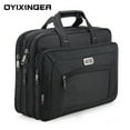 thumbnail image 2 of Men's Laptop Briefcase Brand Men Computer Handbags Waterproof Durable Nylon 15.6 Inch Laptops Bags Boys Shoulder Files Books Bag 6105 15.6-inch, 2 of 6