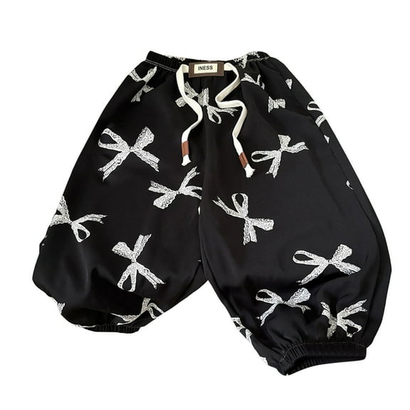 NIEWTR Toddler Boys Baggy Cargo Pants Trendy Casual Parachute Pant Loose Fit Joggers with Pockets for Streetwear for Boy 0-15 Years Fall Winter Pants (Black,3-4 Years)