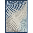 thumbnail image 3 of Mark&Day Outdoor Rugs, 3x7 Eleveld Coastal Indoor/Outdoor Dark Blue Runner Area Rug, Non Shedding White Dark Blue Carpet for Patio, Porch, Deck, Bedroom, Living Room or Kitchen (2'7" x 7'3" Runner), 3 of 6