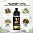 thumbnail image 3 of Herbishh Dark Brown Shampoo, Hair Dye Shampoo 3 in 1, 100% Grey Coverage, Hair Color for Men & Women, Long-lasting Color in 20-25 Mins, Ammonia-free, 200 ml, 3 of 7