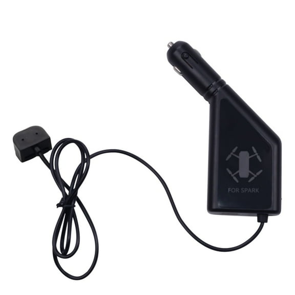 Ultimaxx Spark Intelligent Battery Car Charger Compatible with Spark Battery and Controller and Includes Dual Ports: A Spark Charging Hub Charging Port, a USB 3.0 Port, Plus USB Charging PortV