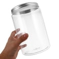thumbnail image 3 of TABLZONE Large Mason Jars With Lids For Bathroom Organizer Transparent Design 1Pcs, 3 of 8