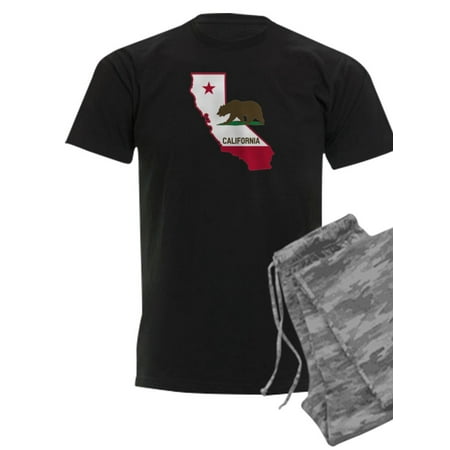 

CafePress - CALI STATE W BEAR Pajamas - Men s Dark Pajamas