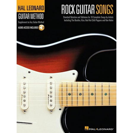 Rock Guitar Songs - Hal Leonard Guitar Method Book/Online Audio (Paperback)