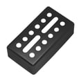 thumbnail image 4 of Tapa de latón para pastilla de guitarra de 12 orificios, repuesto eléctrico, tapa de control de ruido duradera. Negro 52 mm, 4 of 9