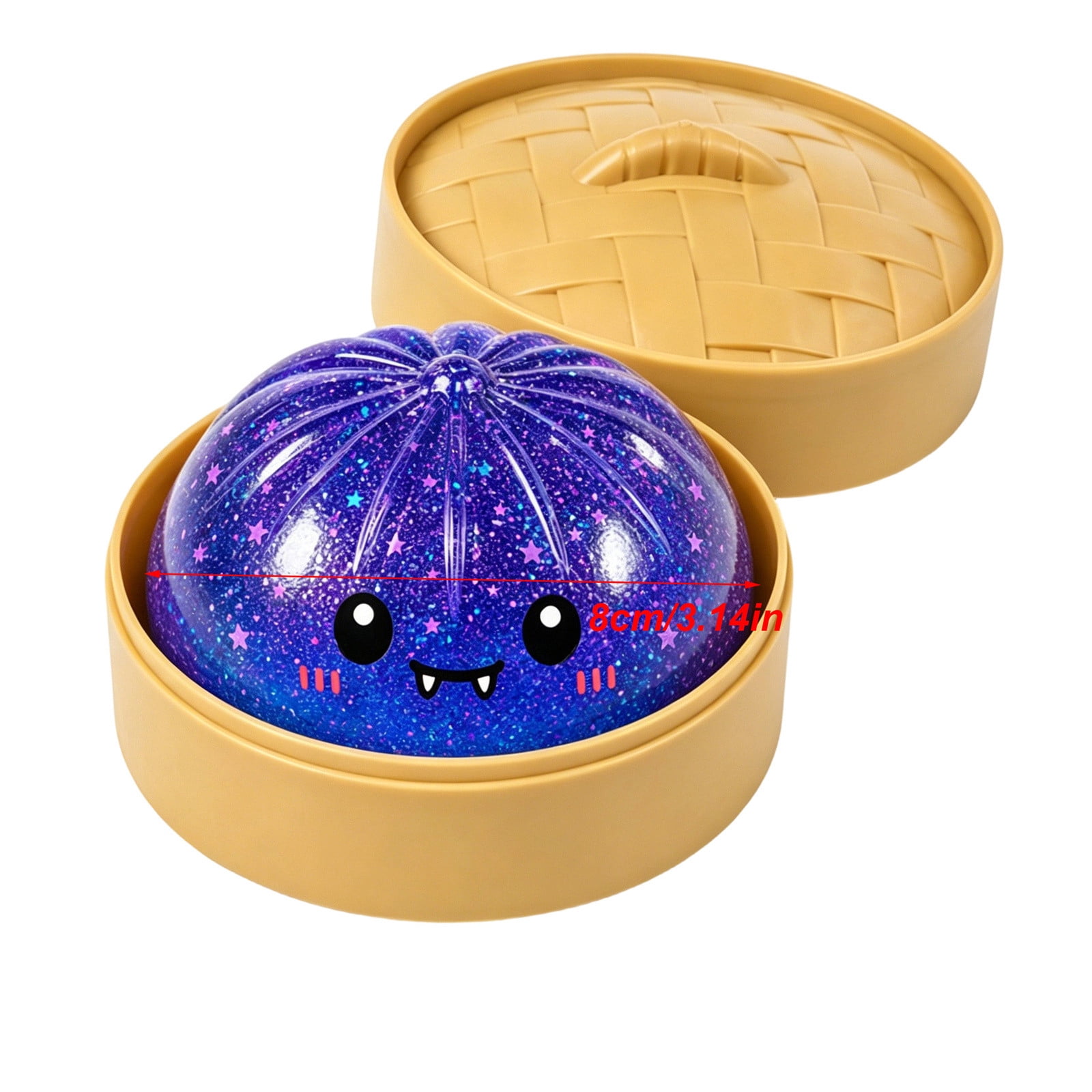 Halloween Giant Dumplings Squishies, Soft Slow Rising Stress Ball, Realistic Steamed Bun Fidget T-oy, Sensory Relief for Adults Crazy Dumpling for Fun