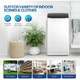 thumbnail image 5 of VINGLI 17.8LBS Full-Automatic Electric Laundry Machine? Portable Washing Machine with Stainless Steel Drum, 110V Compact Washer, Washer and Dryer Combo for Apartment, Dorms, RV, Grey, 5 of 7