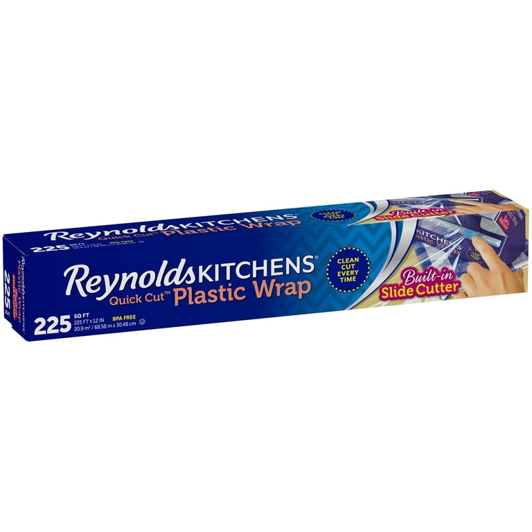 Stock up Price with Coupon! Reynolds Kitchens Quick Cut Plastic Wrap, 225  Square Feet {}