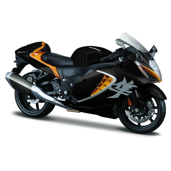 CHUNYAN Compatible with 2022 Hayabusa Black Metallic 1/12 Diecast Motorcycle Model