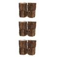 thumbnail image 5 of 12 Pcs  Wood Bark Planter Wood Flower Pot Decorative Rustic Flower Plant Pot Container, 5 of 8