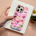 thumbnail image 6 of SKLYDDI Multicolor Vibrant Forest for iPhone 13 Pro Max Case - Pastel Trees & Flowers Dotted Design, TPU Flexible Cover, Cute Aesthetic, 6 of 7