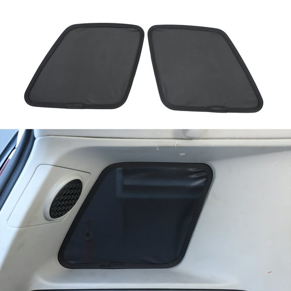 Trunk tailgate and  trunk side window screens for Toyota FJ Crusier 2007-2021 Accessories ，Window  Screen Mosquito Net UV Blocker Sun Protector Glare HeatShield(Black)