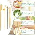 thumbnail image 3 of Cocktail Picks Kit, 4 Styles Fancy Toothpicks for Appetizers, 3 Sizes Long Bamboo Skewers, Decorative Boards Accesso,500 pcs * Picks,As Shown, 3 of 4