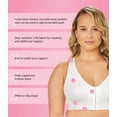 thumbnail image 5 of Exquisite Form 5101000 Fully® Seamless Wireless Full Coverage Bra with Front Closure, 5 of 6