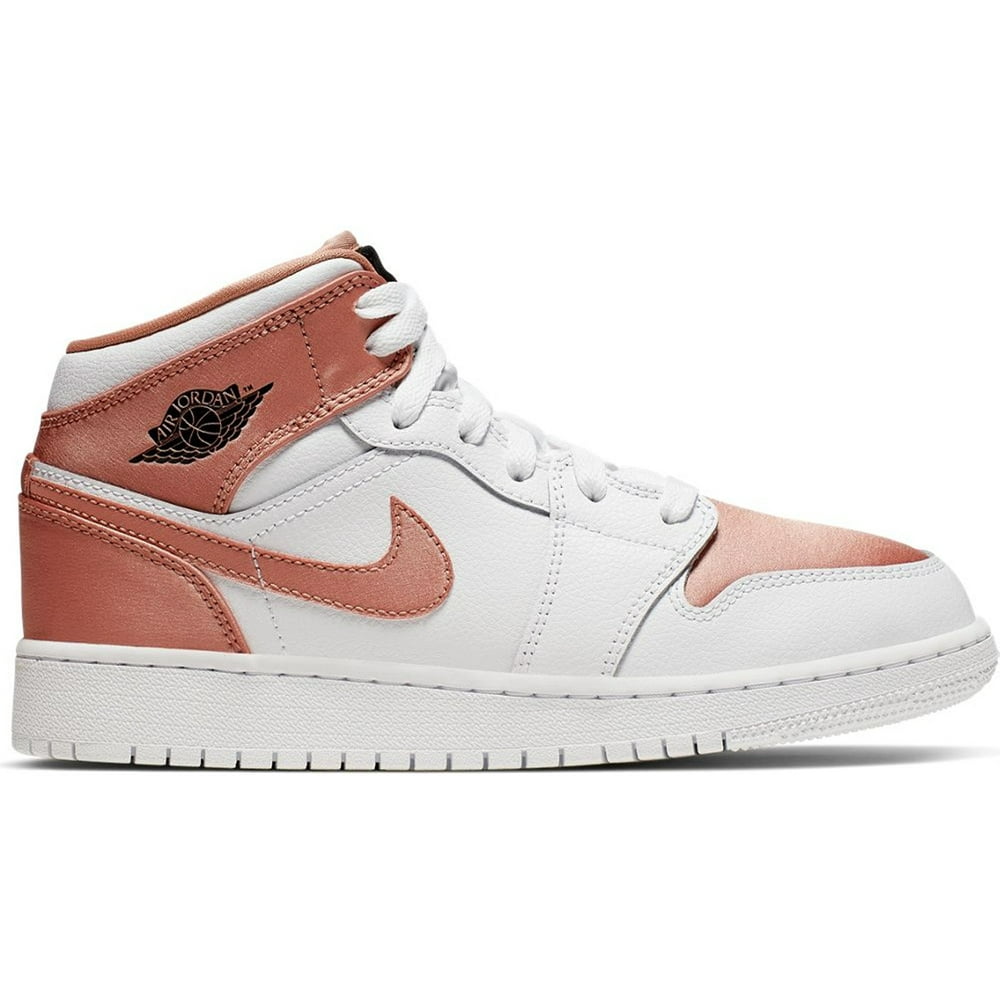 Nike Nike Girls Air Jordan 1 Mid GS Fashion Sneakers (5) Walmart