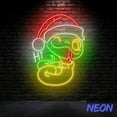 thumbnail image 3 of Handmadetneonsign Christmas Snake Neon Sign, Cute Snake Christmas Led Sign, Xmas Holiday Wall Decor 82233, 3 of 5