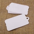thumbnail image 3 of 100 Pcs Rectangular Shape Tag Bonbonniere Wedding Favor Hang Tags Gift With Free Natural Jute Twine - Colours Available, 3 of 6