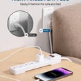 thumbnail image 5 of 3Pack Outdoor Extension Cord Cover,Waterproof Connection Protector with 4 Seal Latches,Adjustable Compartment for AWG 12/14/16 Cords,Protect Holiday Decoration Lights and Plugs, 5 of 7