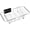 Silver, variant on Expandable Stainless Steel Over Sink Dish Drying Rack, Space-Saving Dish Drainer with Adjustable Utensil Holder, Silver for Kitchen & RV