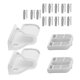 thumbnail image 4 of Piezas de repuesto para puerta retráctil Kit de montaje de accesorios Extensiones de puerta Mascotas Blanco, 4 of 9