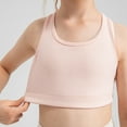 thumbnail image 5 of Spazoro Little Girls Tank Tops Undershirts, Breathable Solid Summer Yoga Sleeveless Camisole for Kids Girls Boys Pink Size 10 T, 5 of 9