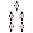 thumbnail image 2 of ZheElen Easy-to-read Ladies Quartz Watch Fashionable And Reliable Analog Display white black 5Set, 2 of 6