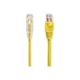 thumbnail image 2 of Black Box Slim-Net - Câble Patch - RJ-45 (m) à RJ-45 (m) - 5 Pieds - UTP - CAT 6 - Amorti, Moulé, Échappé - Jaune, 2 of 4