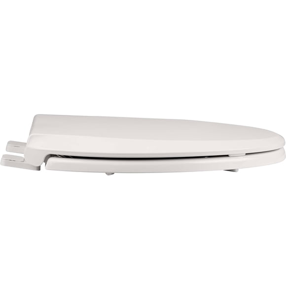 Ourlova Vintage Beige 19 Inch Elongated Toilet Seat PP Combo Soft Close Quick Install