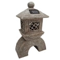 thumbnail image 3 of Design Toscano AL58699 Statue de Lanterne de Pagode Illuminée, Pierre Grise, 3 of 4